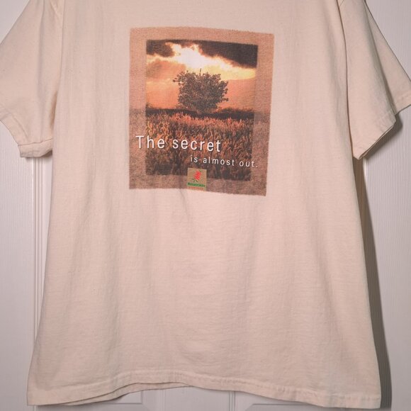 Callisto Herbicide USED Shirt (XL, Tan, Promo, Farming, Y2K, Mesotrione) - Picture 6 of 7